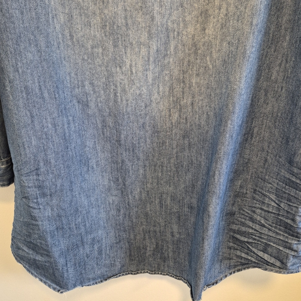 Frank & Eileen Denim Shirt Dress in Blue - Picture 11 of 16